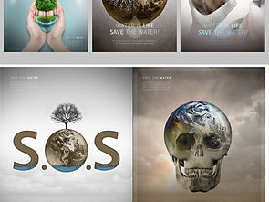 綠色科技，共植未來——環(huán)保公益廣告設(shè)計指南與素材分享